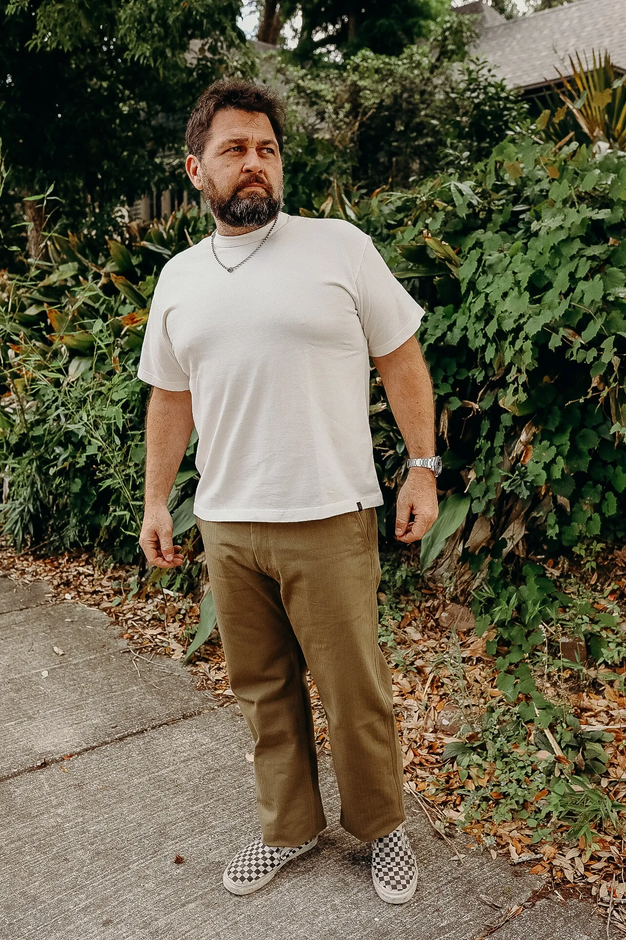 11oz Herringbone Work Pants - Khaki IH-735-KHA