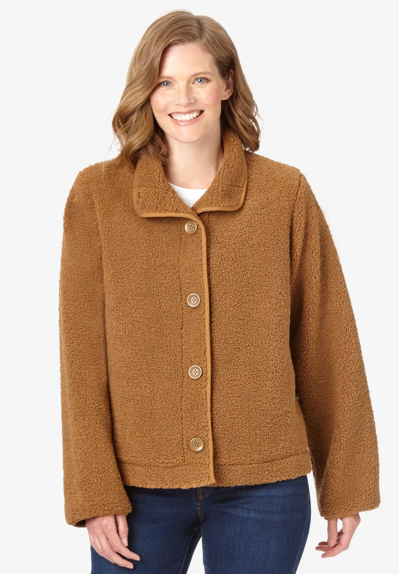 2-in-1 Zip-Off Berber/Quilted Jacket
