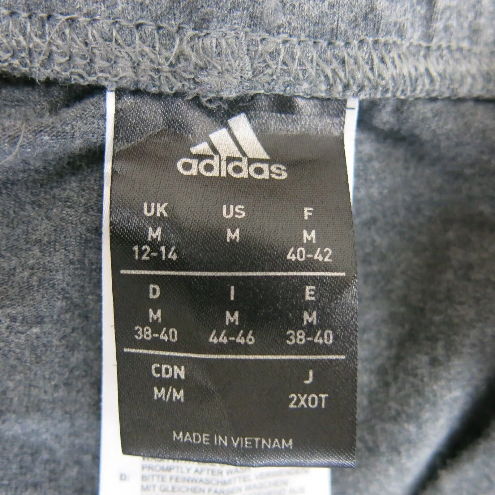 Adidas Toddler Girls Cropped Sweatpants Short  Dark Gray 3 Striped Size Medium
