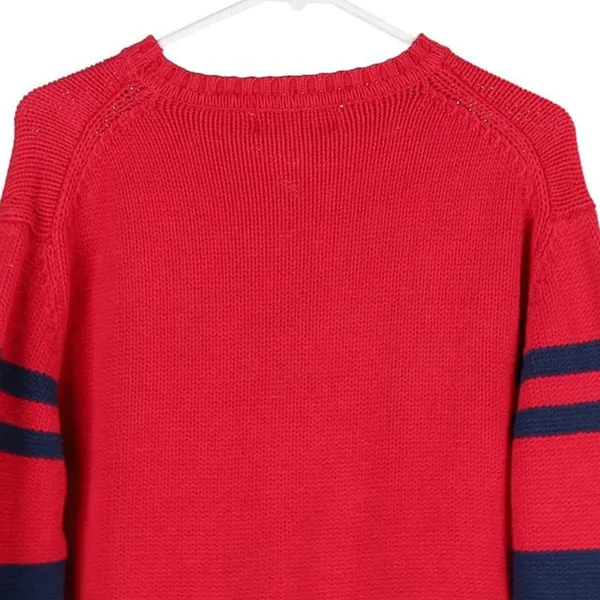 Age 12-13 Bugs Bunny Warner Bros Embroidered Jumper - Large Red Cotton