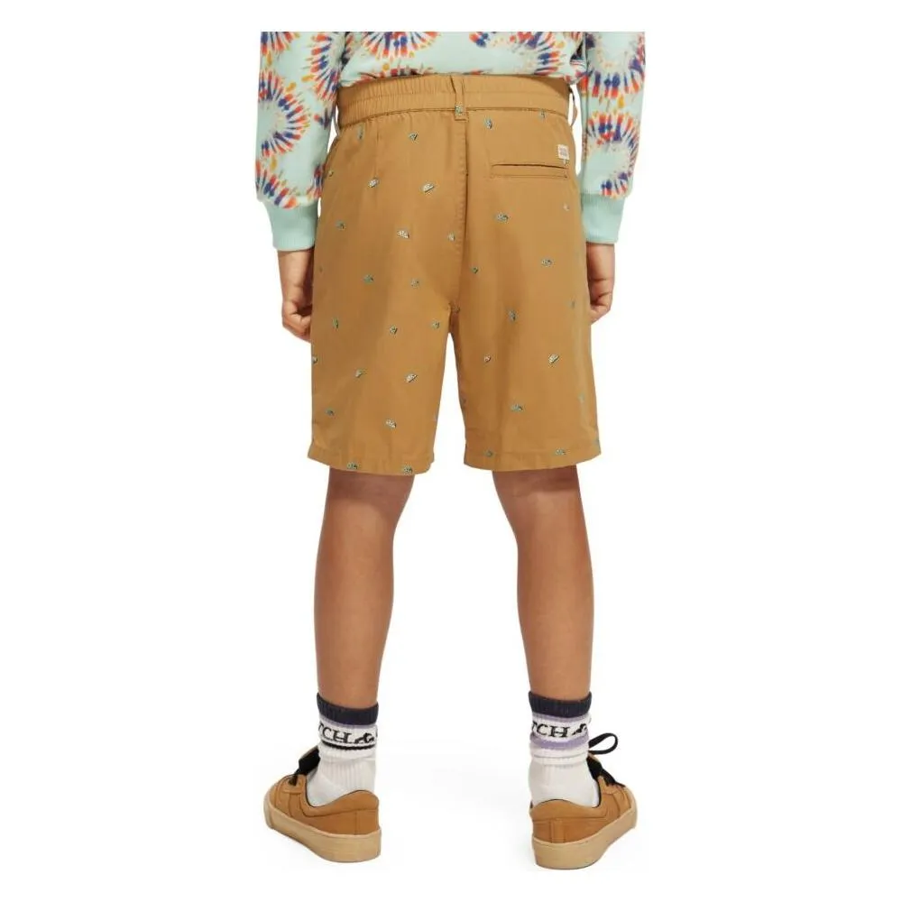 All-Over Printed Peached Chino