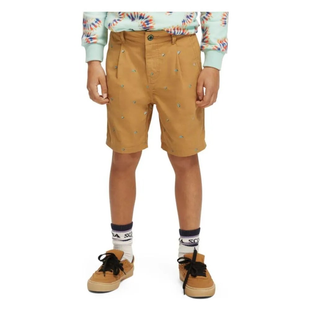 All-Over Printed Peached Chino