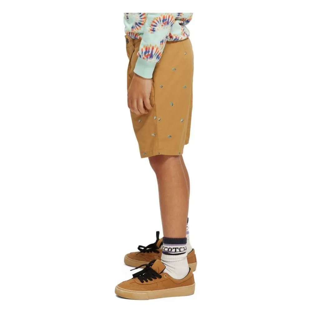 All-Over Printed Peached Chino
