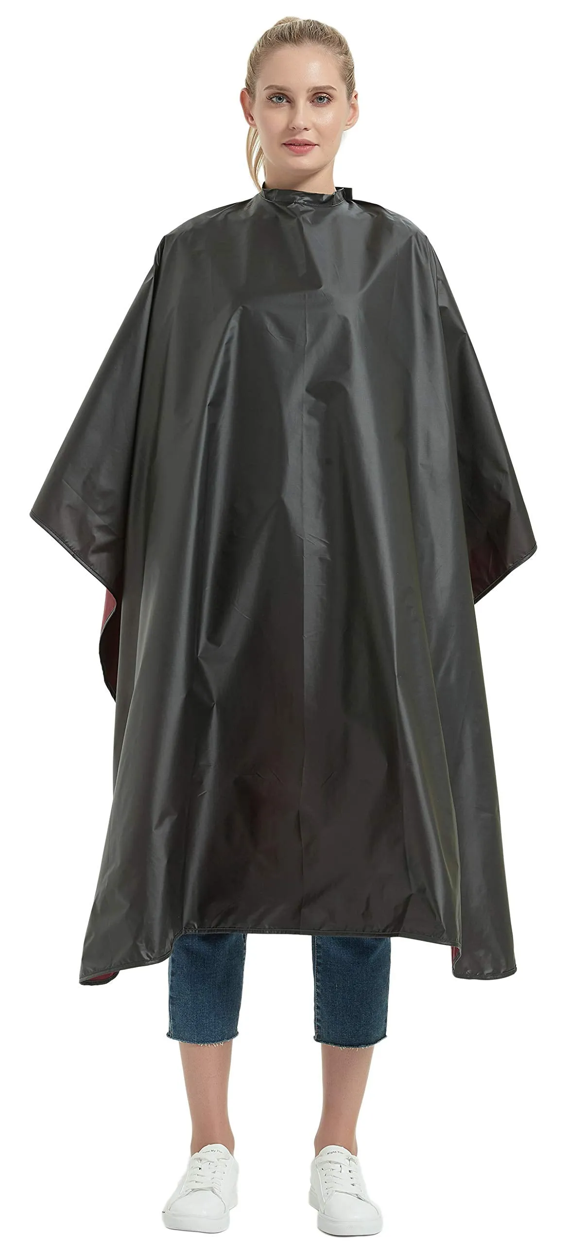 All Purpose Styling Chemical Hair Cutting Cape, Salon Barber Stylist Coloring Shampoo Waterproof Clients Gown Smock Capes
