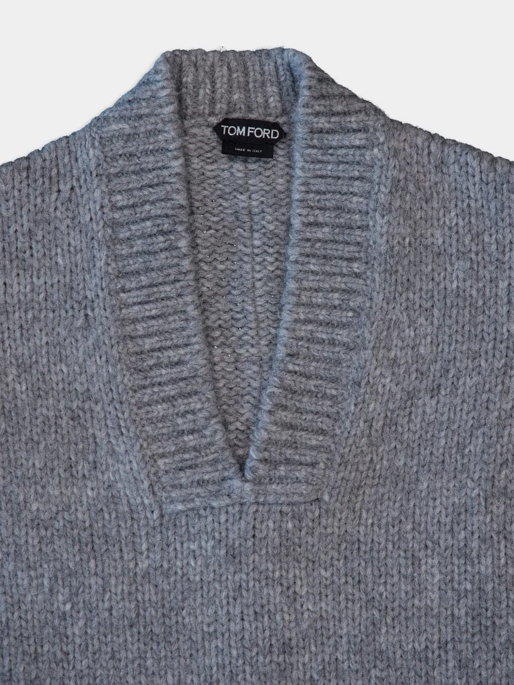 Alpaca Wool V-Neck Jumper