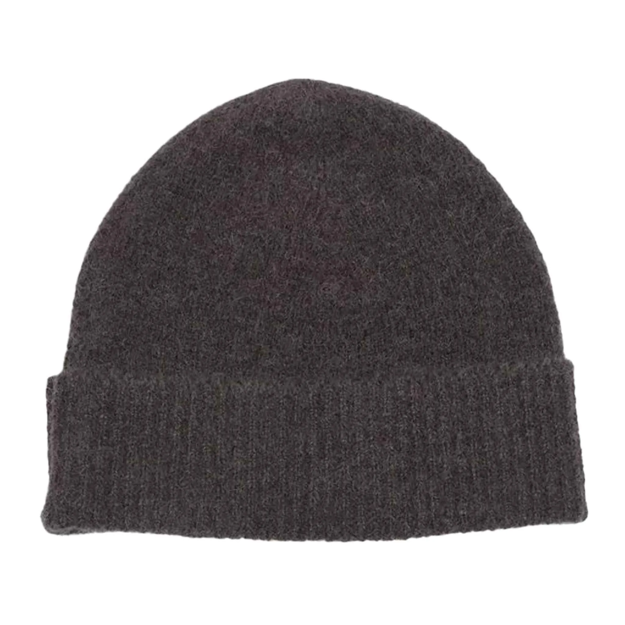AMI De Coeur Beanie Hairy Alpaca Knit in Charcoal