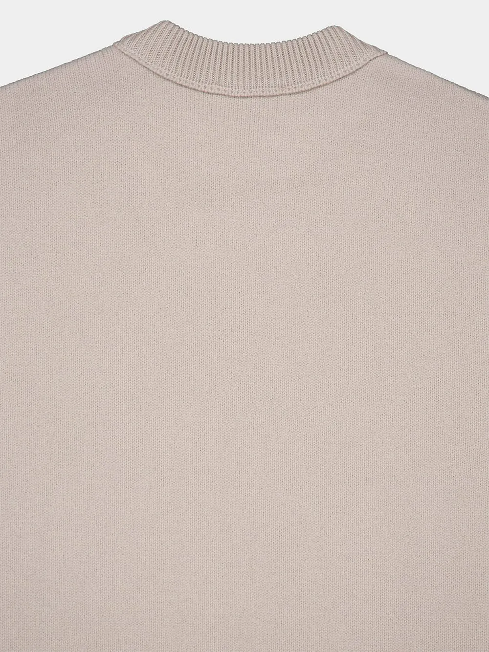 Ami De Coeur Beige Wool Jumper