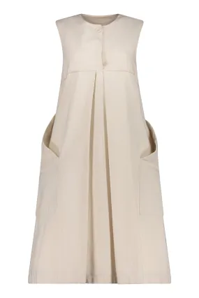 Atenea Sleeveless Denim Wrap Dress