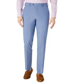 Bar Iii Mens Slim fit Dress Pants 32 / 30 Blue Solid
