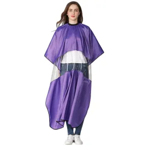 Barber Capes, Iusmnur Professional Hair Salon Cape with Adjustable Metal Clip Shampoo Hair Cutting Cape for Home&Barbers Shop - 51 x 65 inches (Purple) Purple