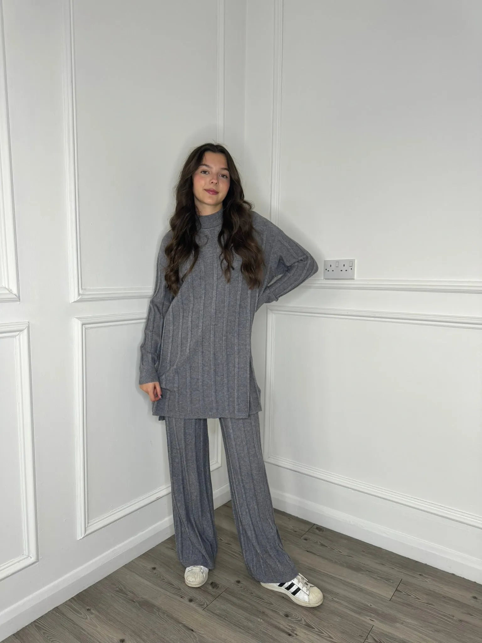 Bella Co-Ord - Grey