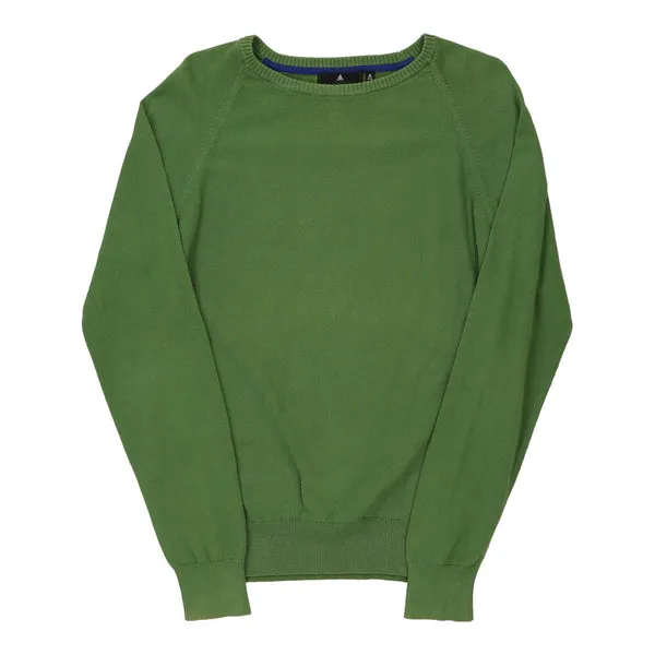 Best Company Jumper - Medium Green Cotton Blend