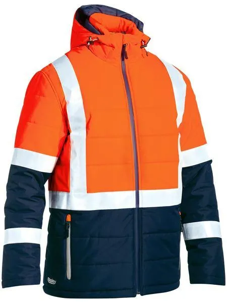 Bisley Taped Hi Vis Puffer Jacket (BJ6929HT)