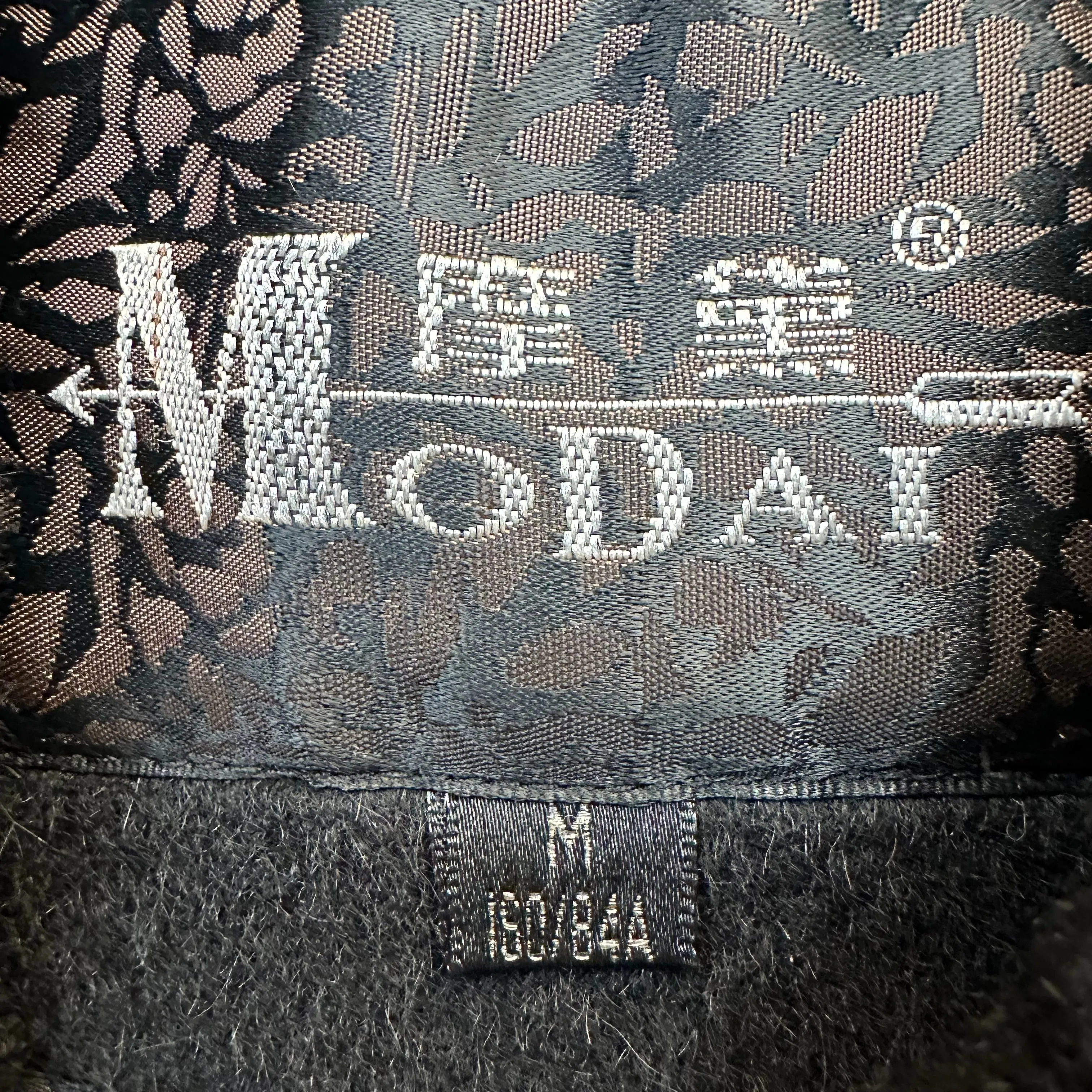 Black Wool Coat - size S