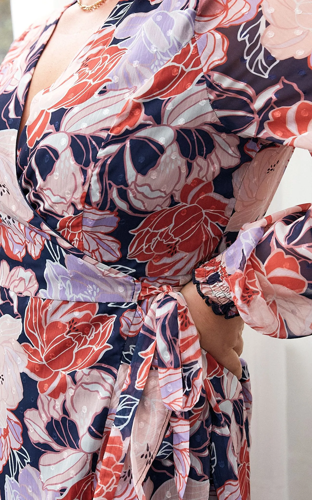 Bloomfield Wrap Dress – Navy Floral