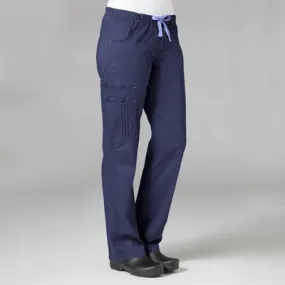 Blossom Pintuck Cargo Pant XS-2XL by Maevn / Navy