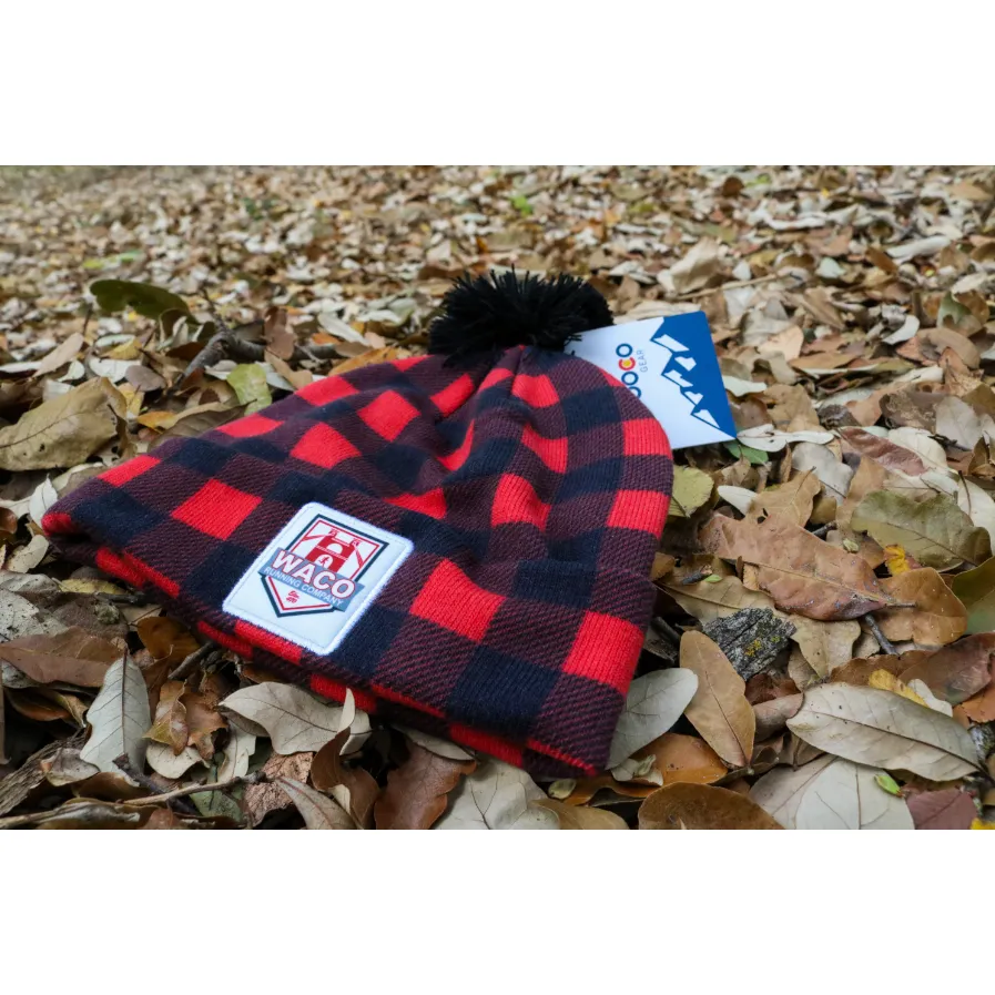 Boco Gear WRC POMPOM BEANIE - Red Flannel