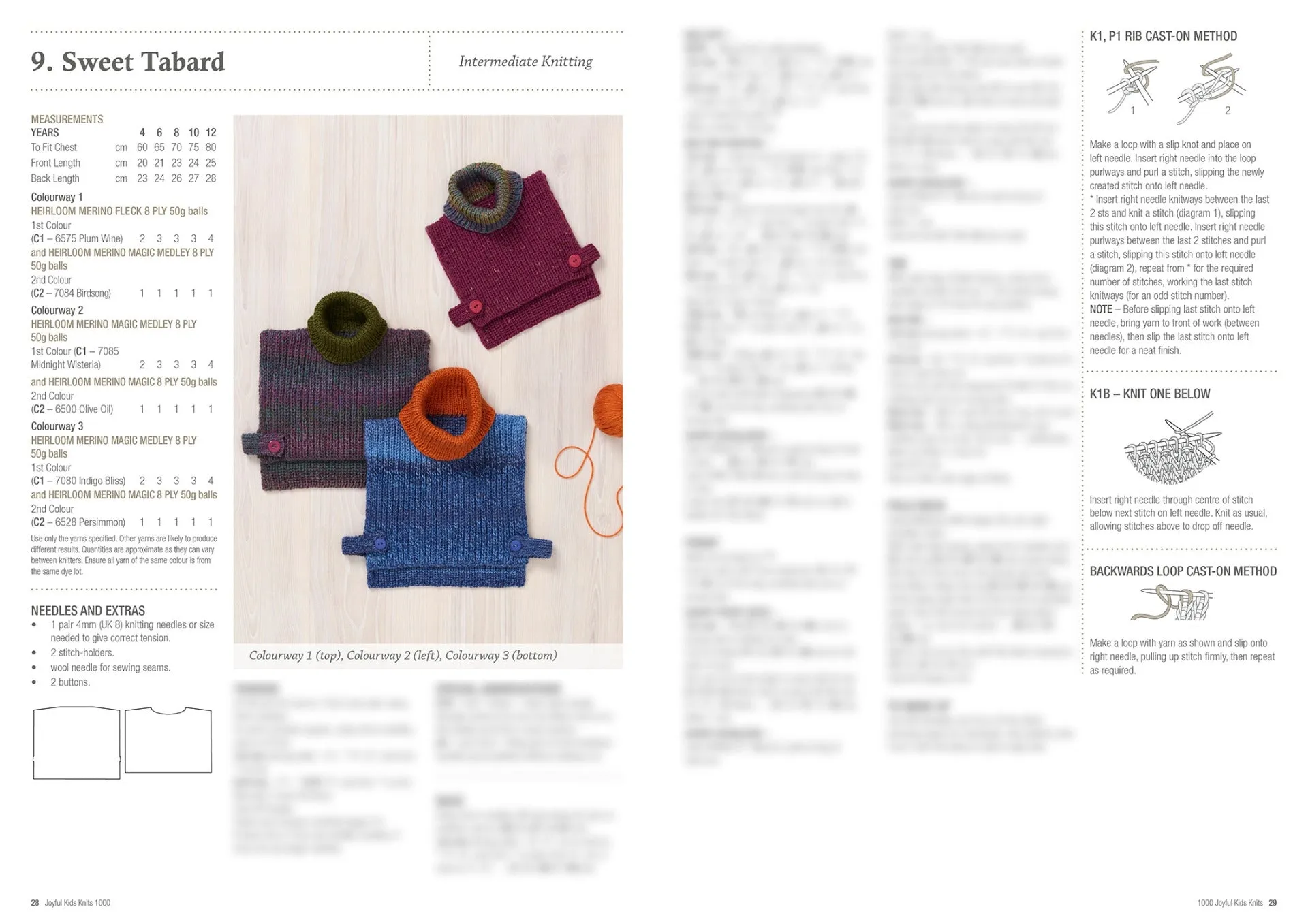 Book 1000 - Heirloom Joyful Kids Knits 8 Ply