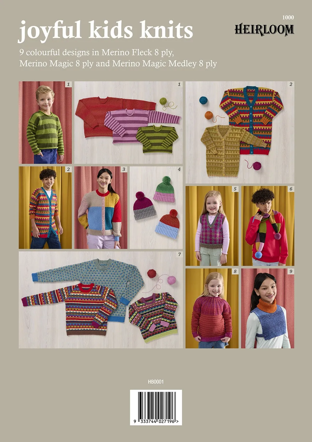 Book 1000 - Heirloom Joyful Kids Knits 8 Ply