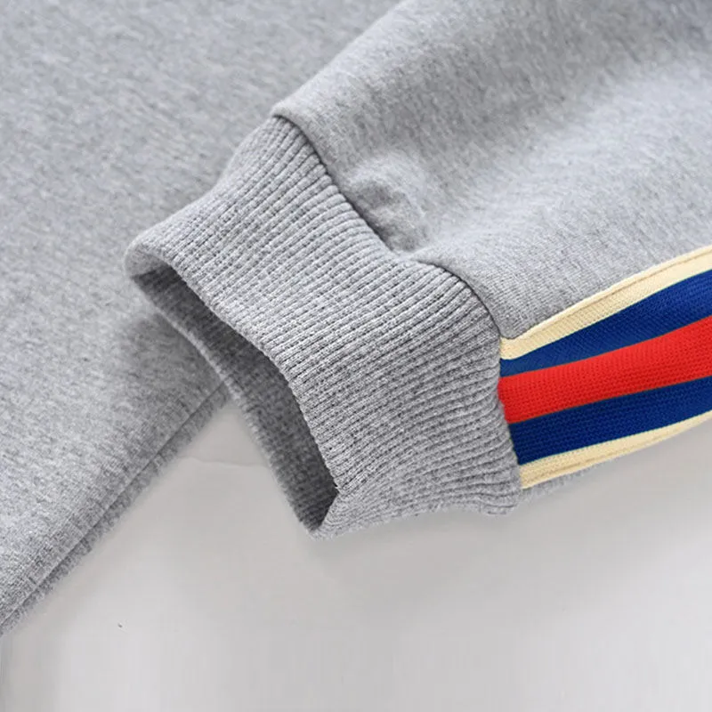 Boys Striped Sweatpants