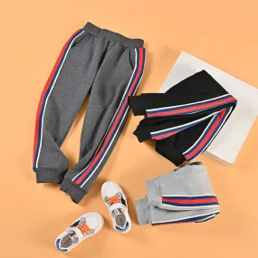 Boys Striped Sweatpants