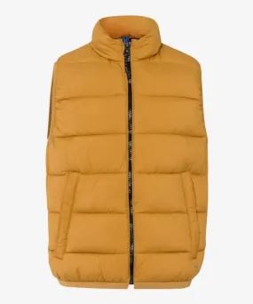 Brax Dante Zero Down Quilted Vest - Saffron