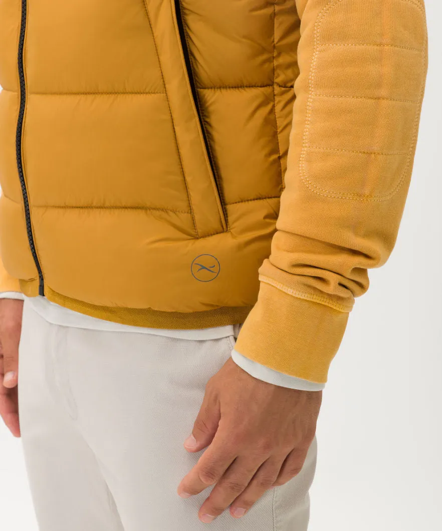 Brax Dante Zero Down Quilted Vest - Saffron