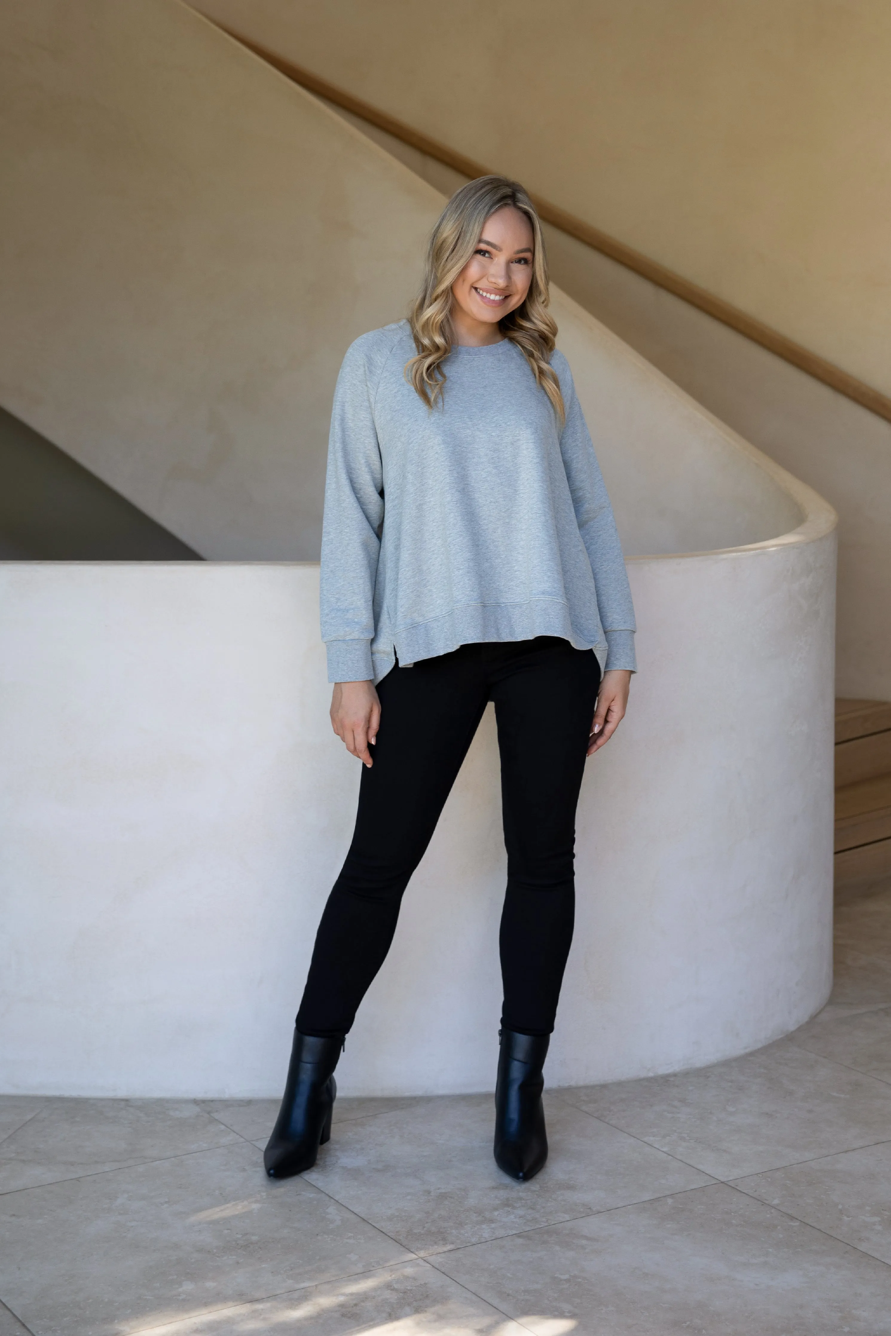 Brodie Sweater | Grey | FINAL SALE
