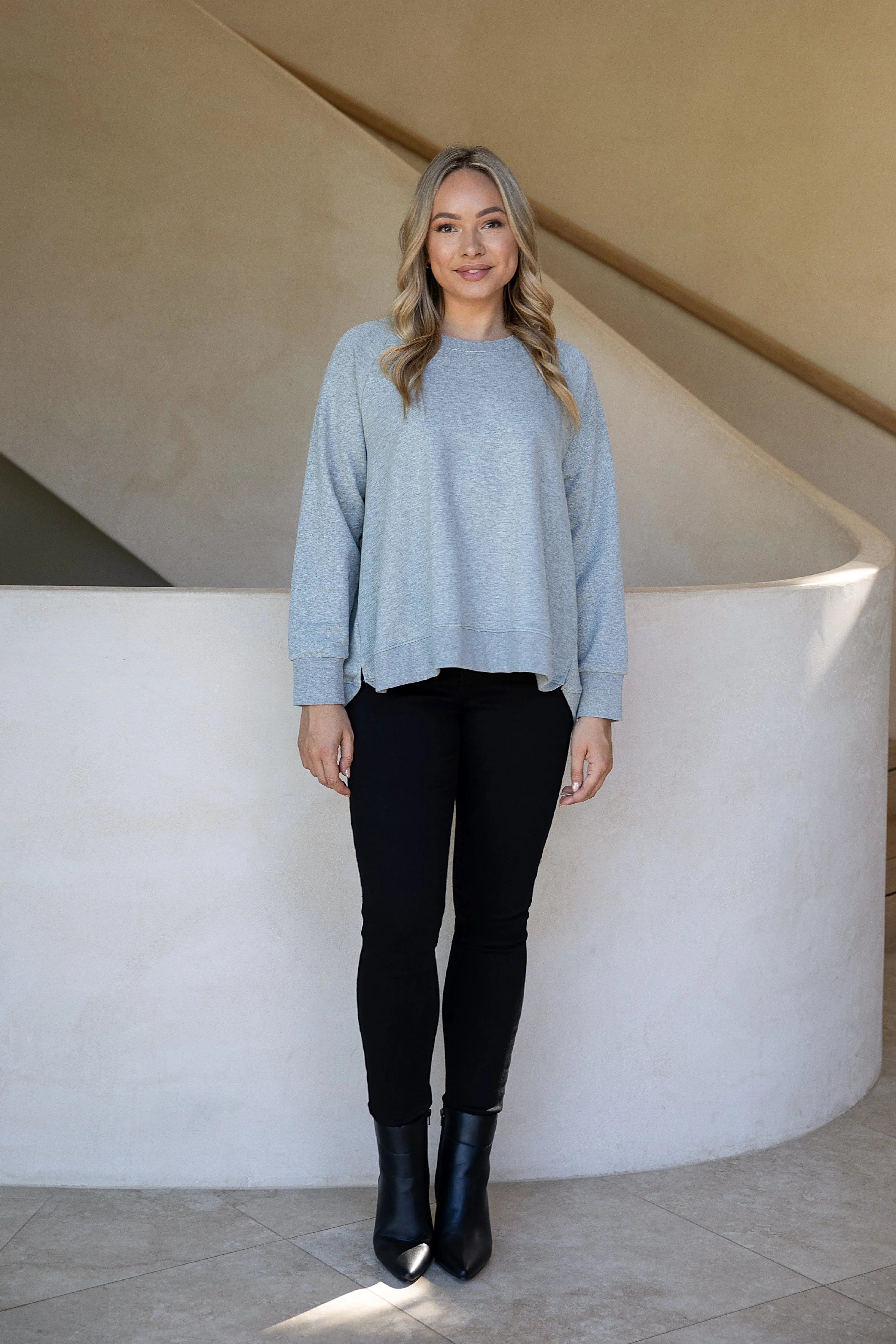 Brodie Sweater | Grey | FINAL SALE