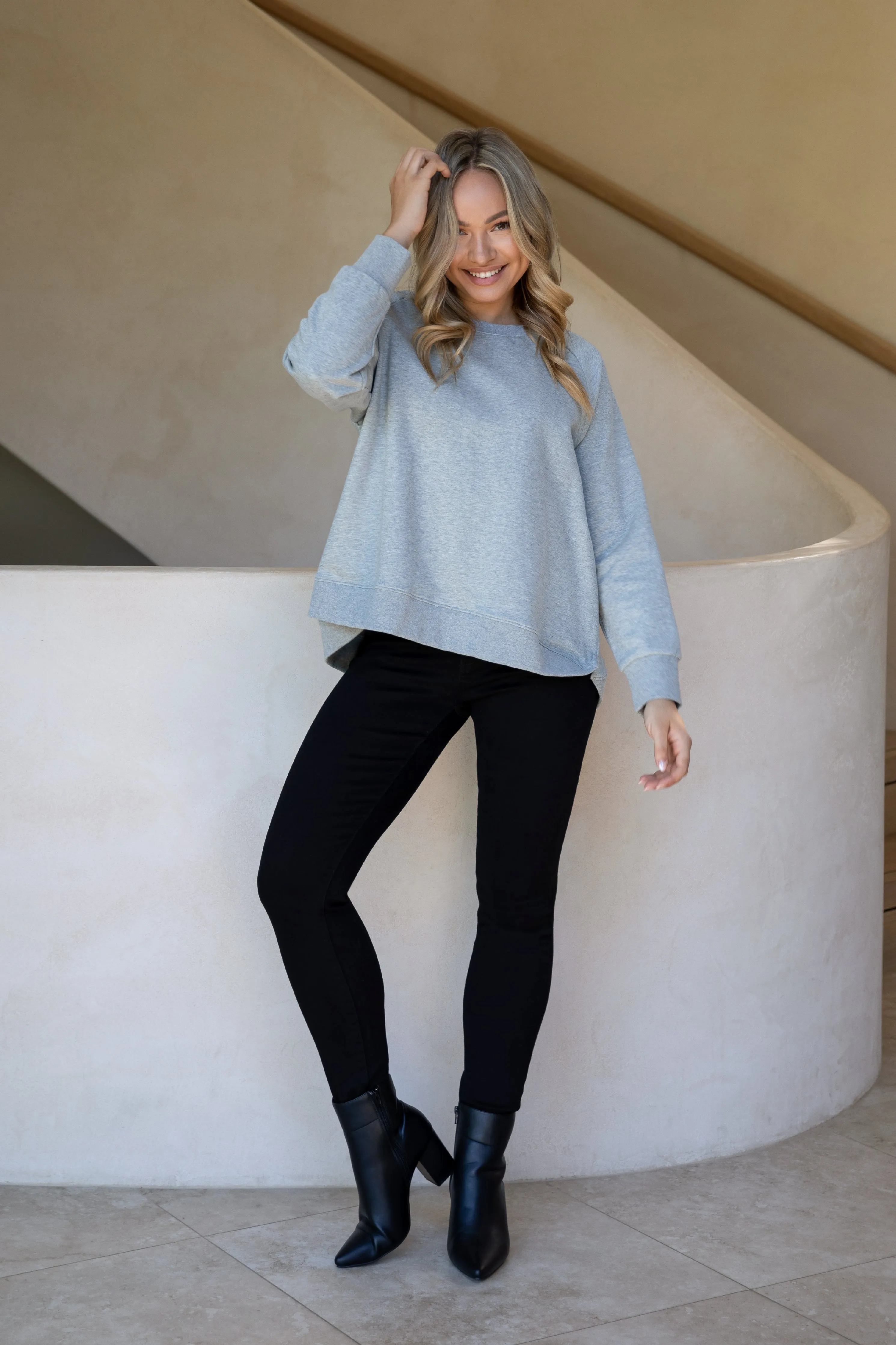 Brodie Sweater | Grey | FINAL SALE