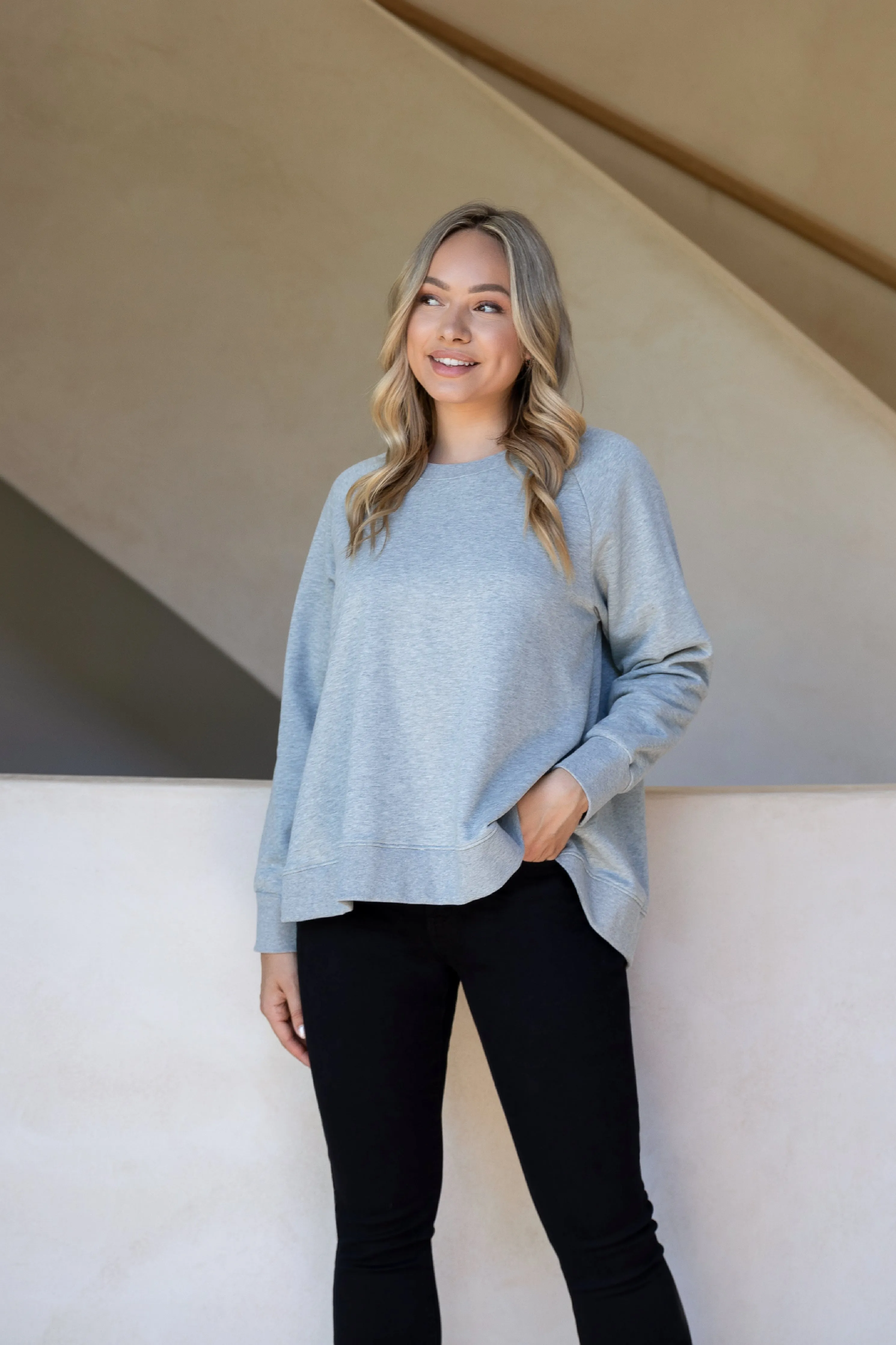 Brodie Sweater | Grey | FINAL SALE