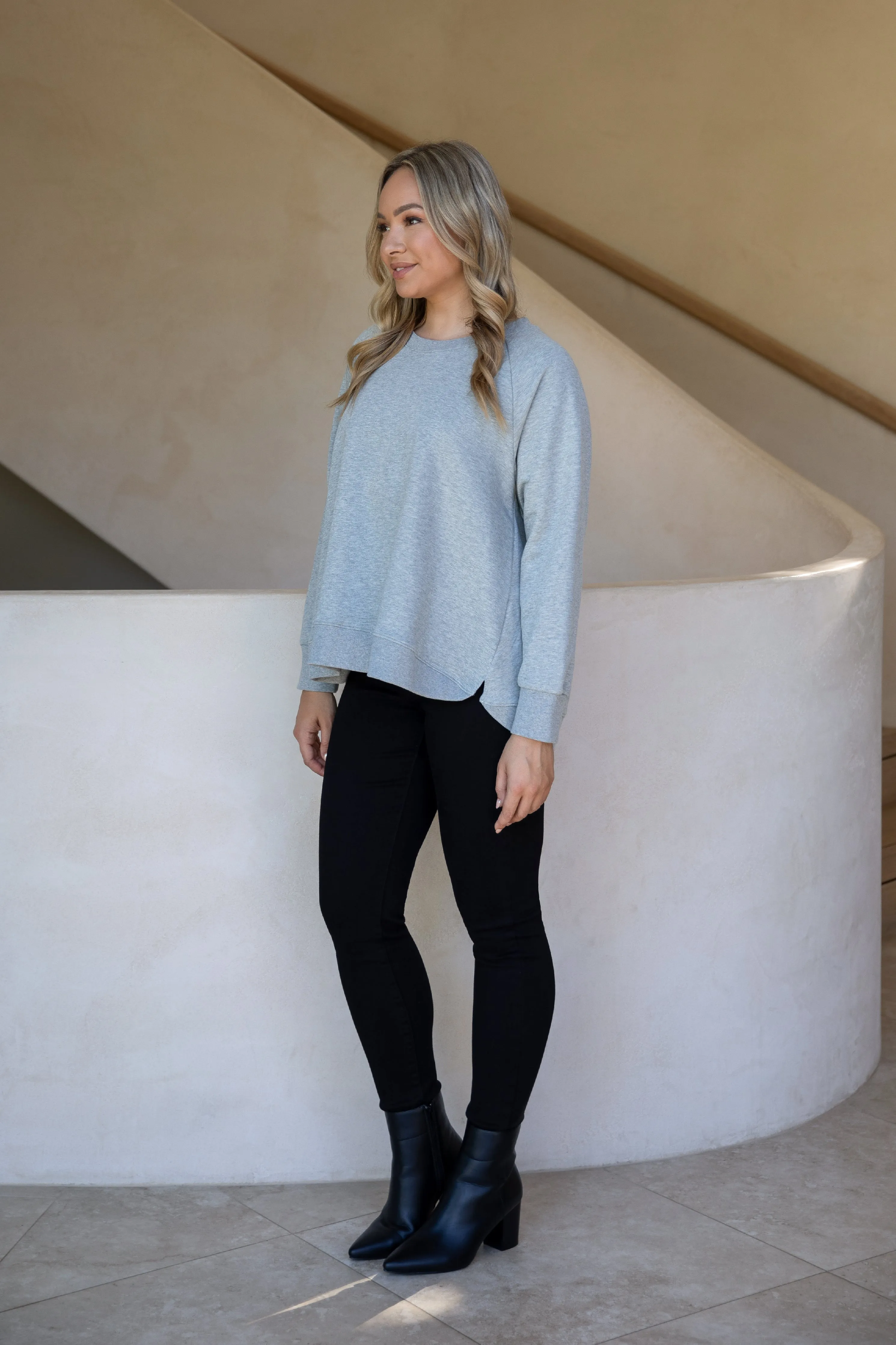Brodie Sweater | Grey | FINAL SALE