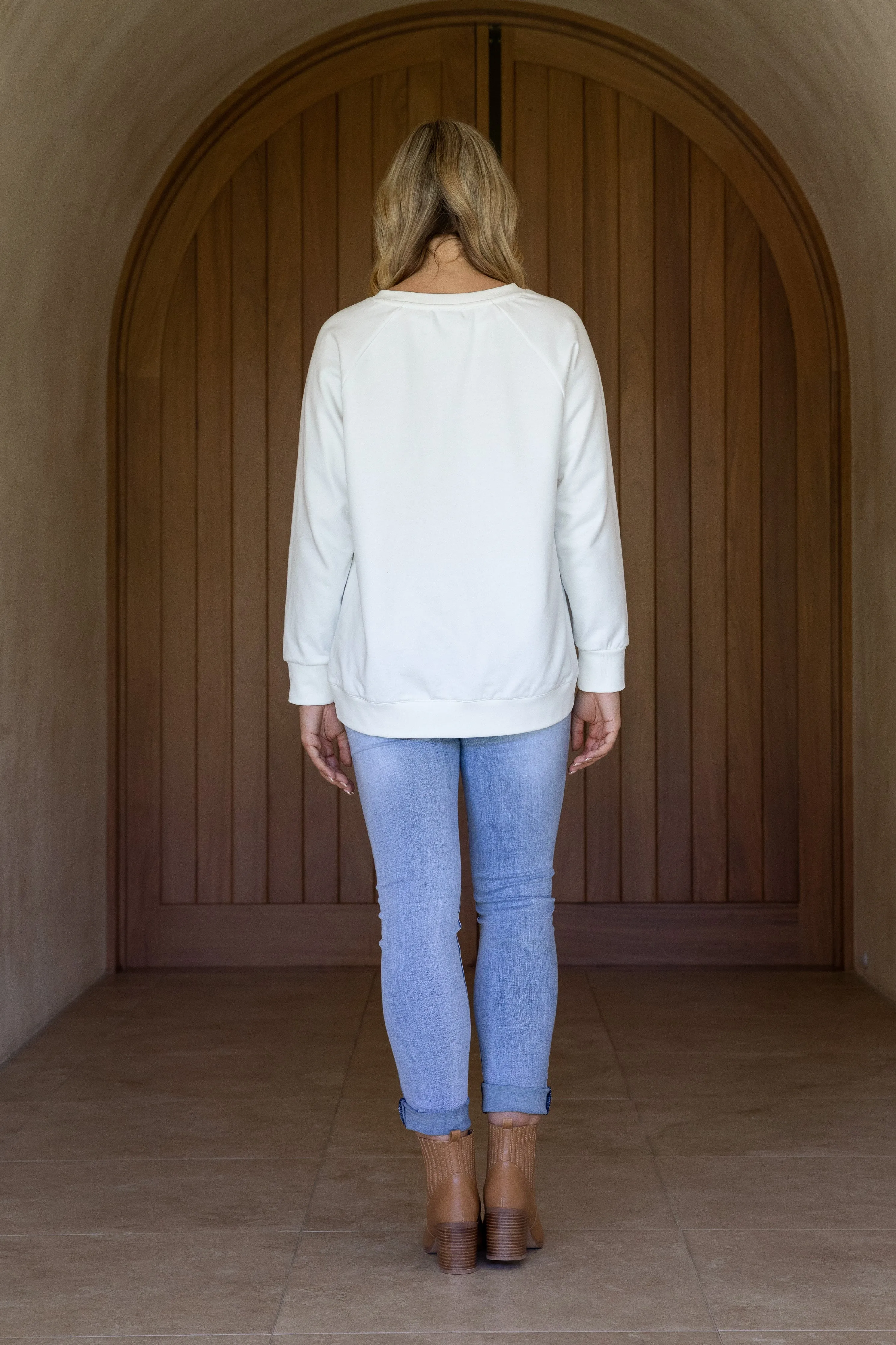 Brodie Sweater | White | FINAL SALE