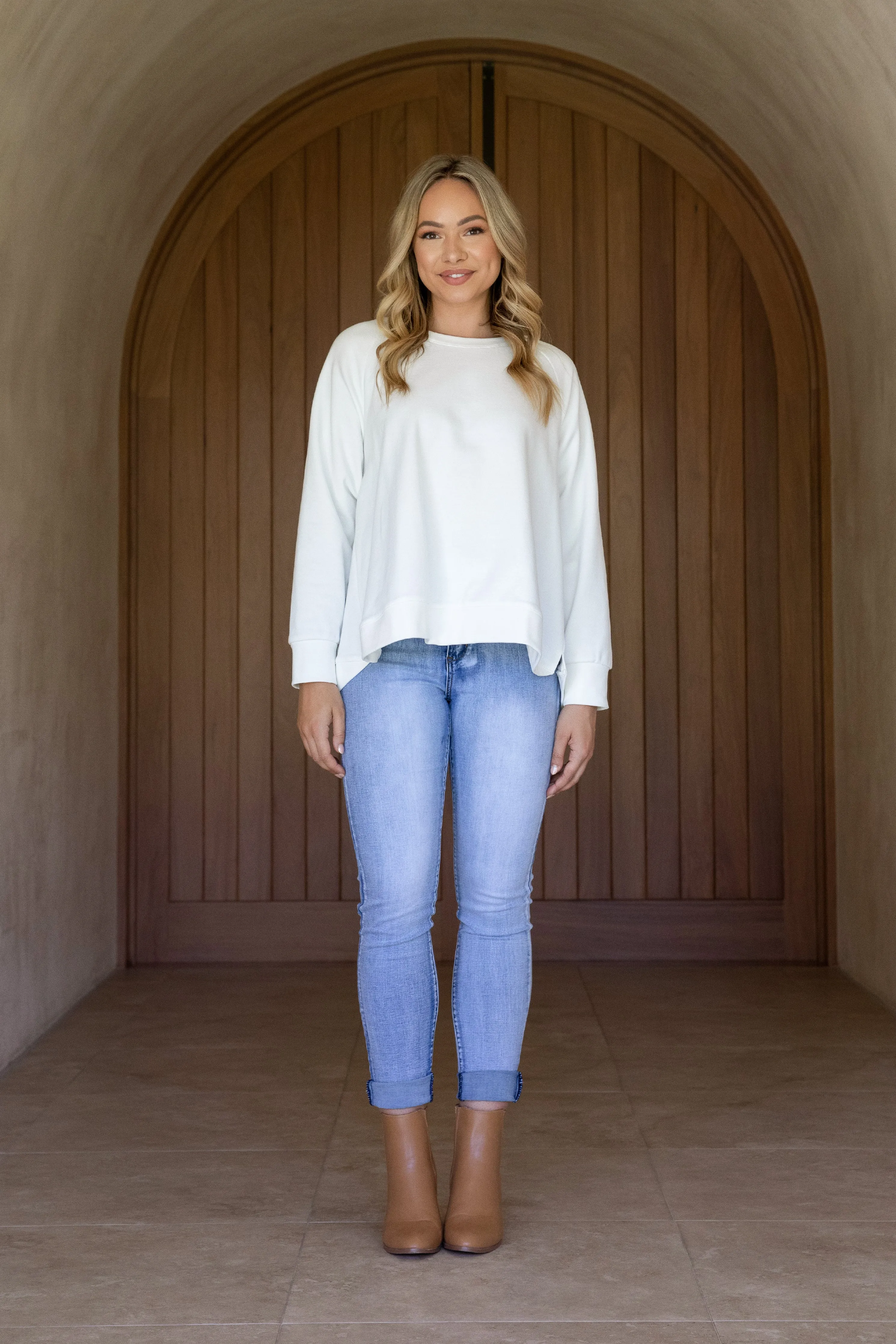 Brodie Sweater | White | FINAL SALE