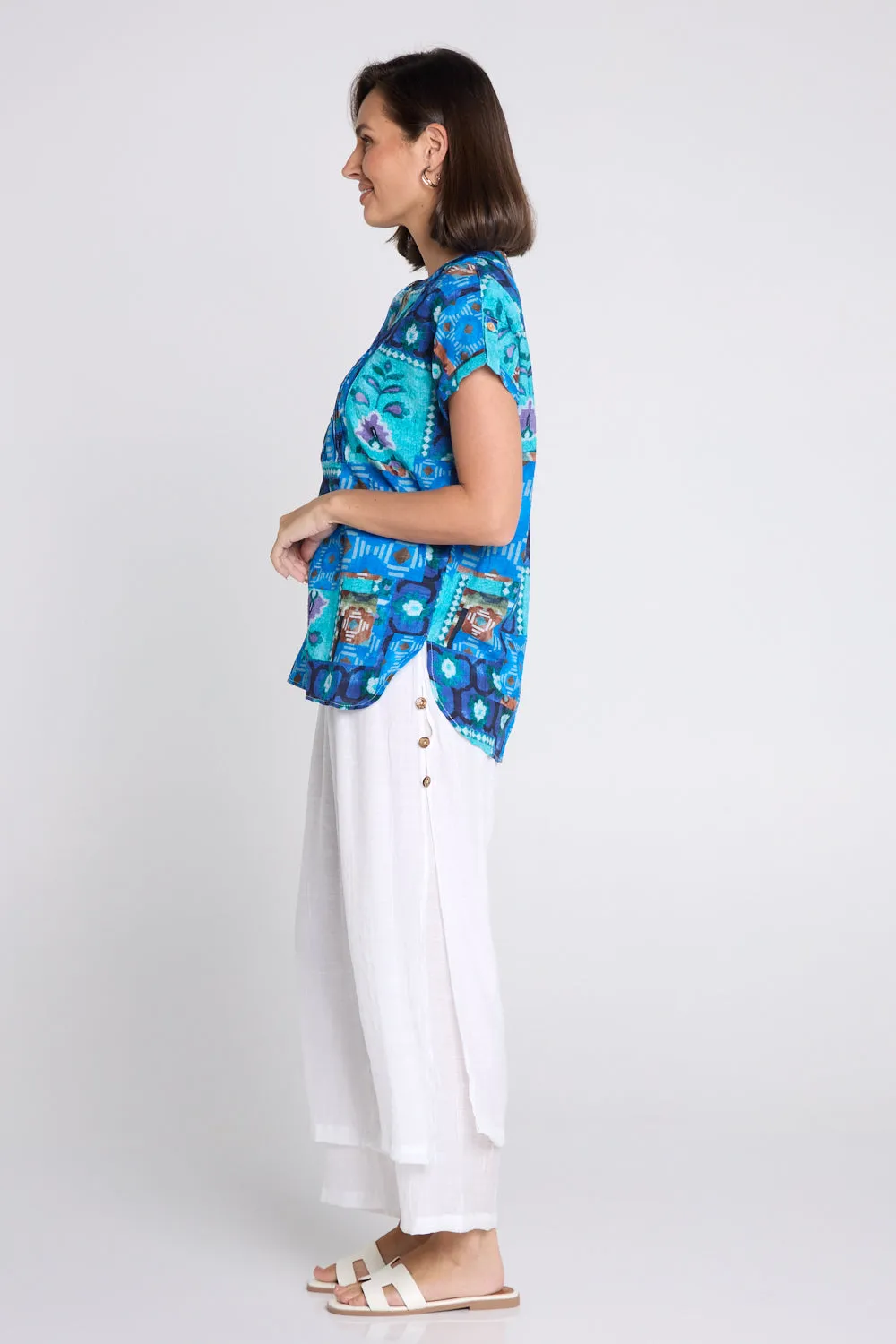 Brooke Layered Pants - White