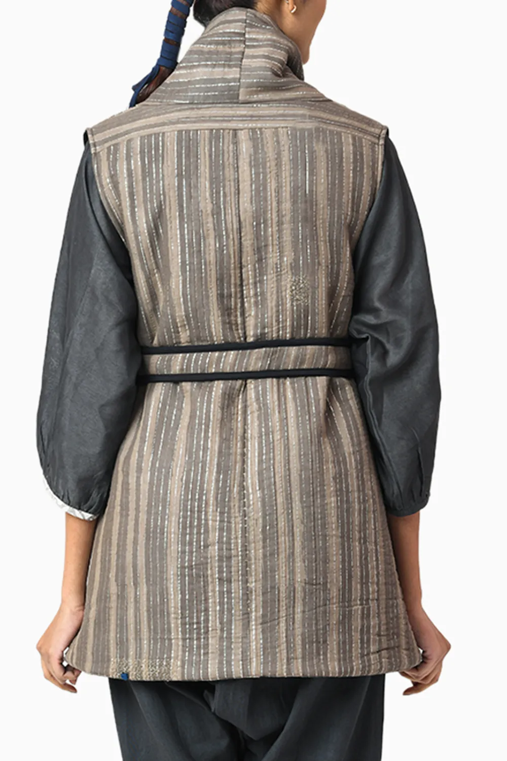 Brown Chairo Quilted Jacket