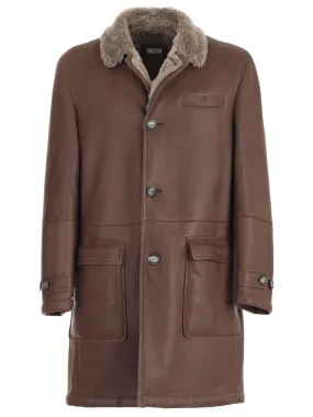 Brunello Cucinelli Leather Coat