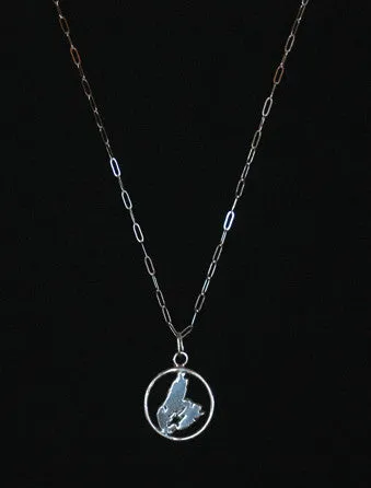 Cape Breton pendant, wire frame