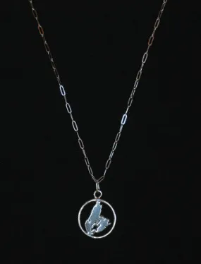 Cape Breton pendant, wire frame