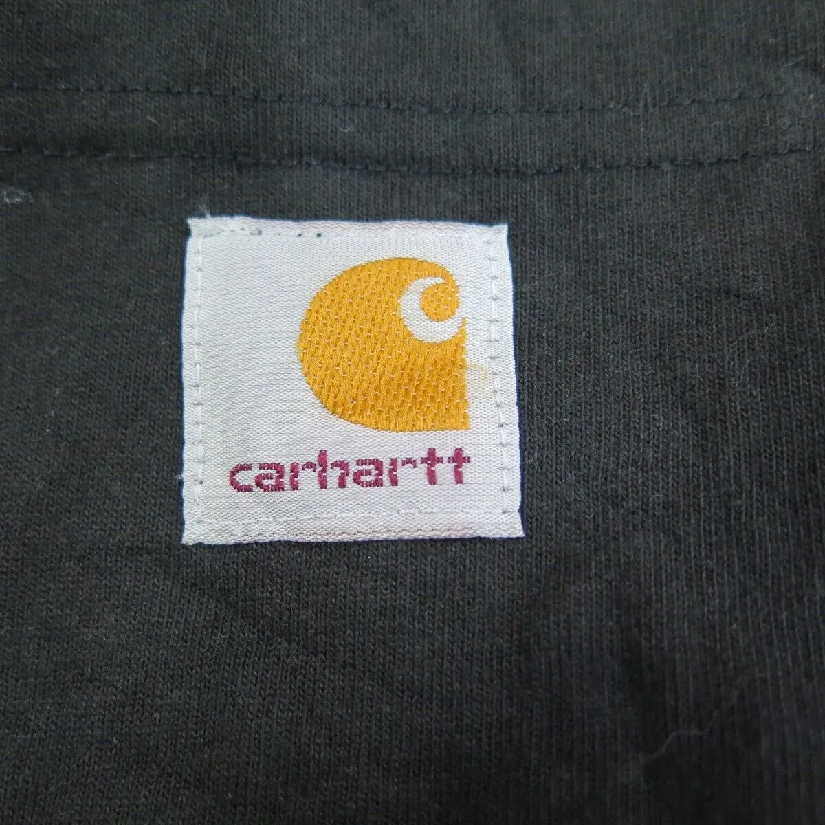 Carhartt Shirt Mens 2XL Black Crew Neck Relaxed Fit Lightweight Outdoor Pocket