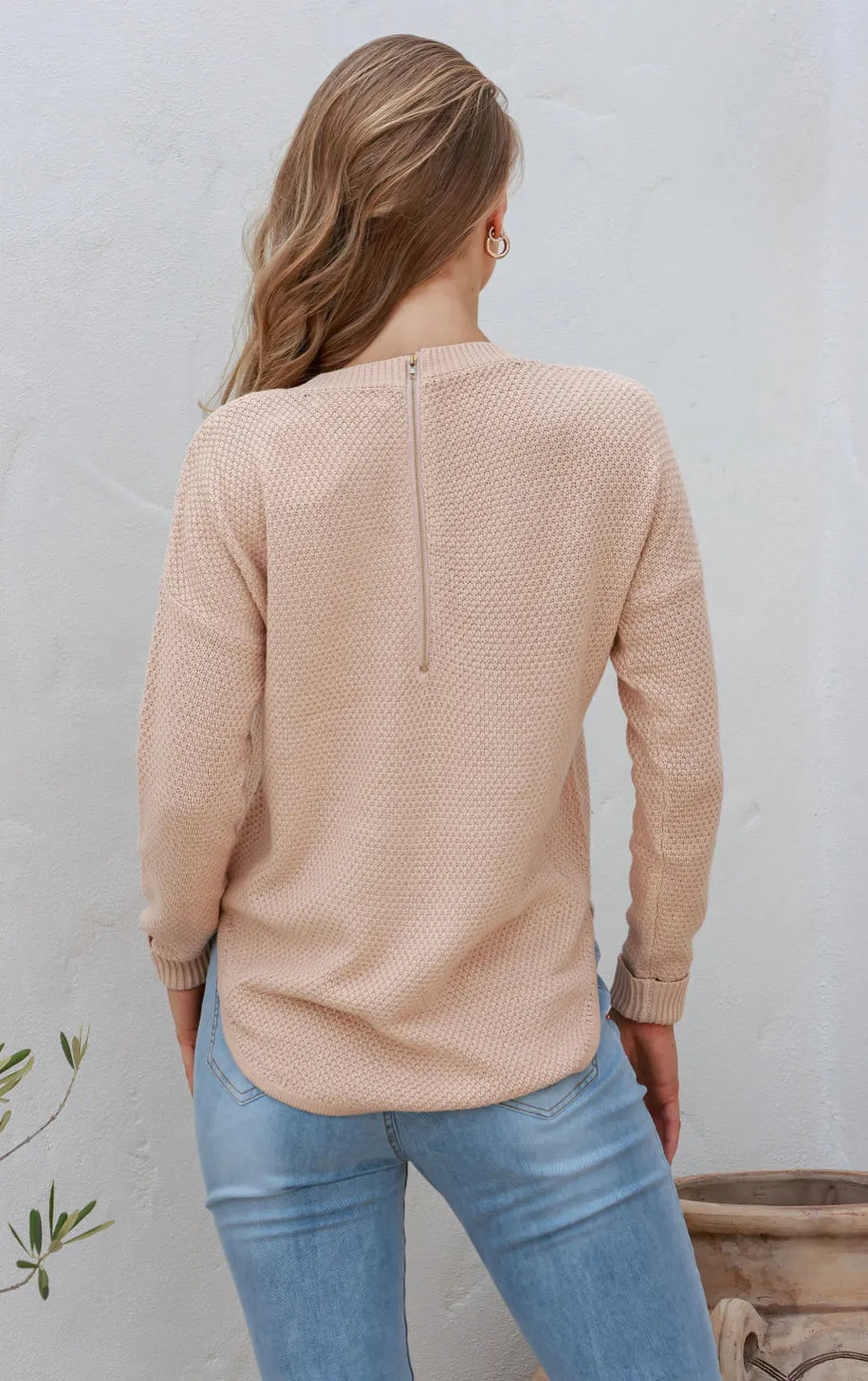 Carley Cotton Natural Knit
