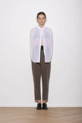 CARUSO SHIRT WHITE SILK / COTTON