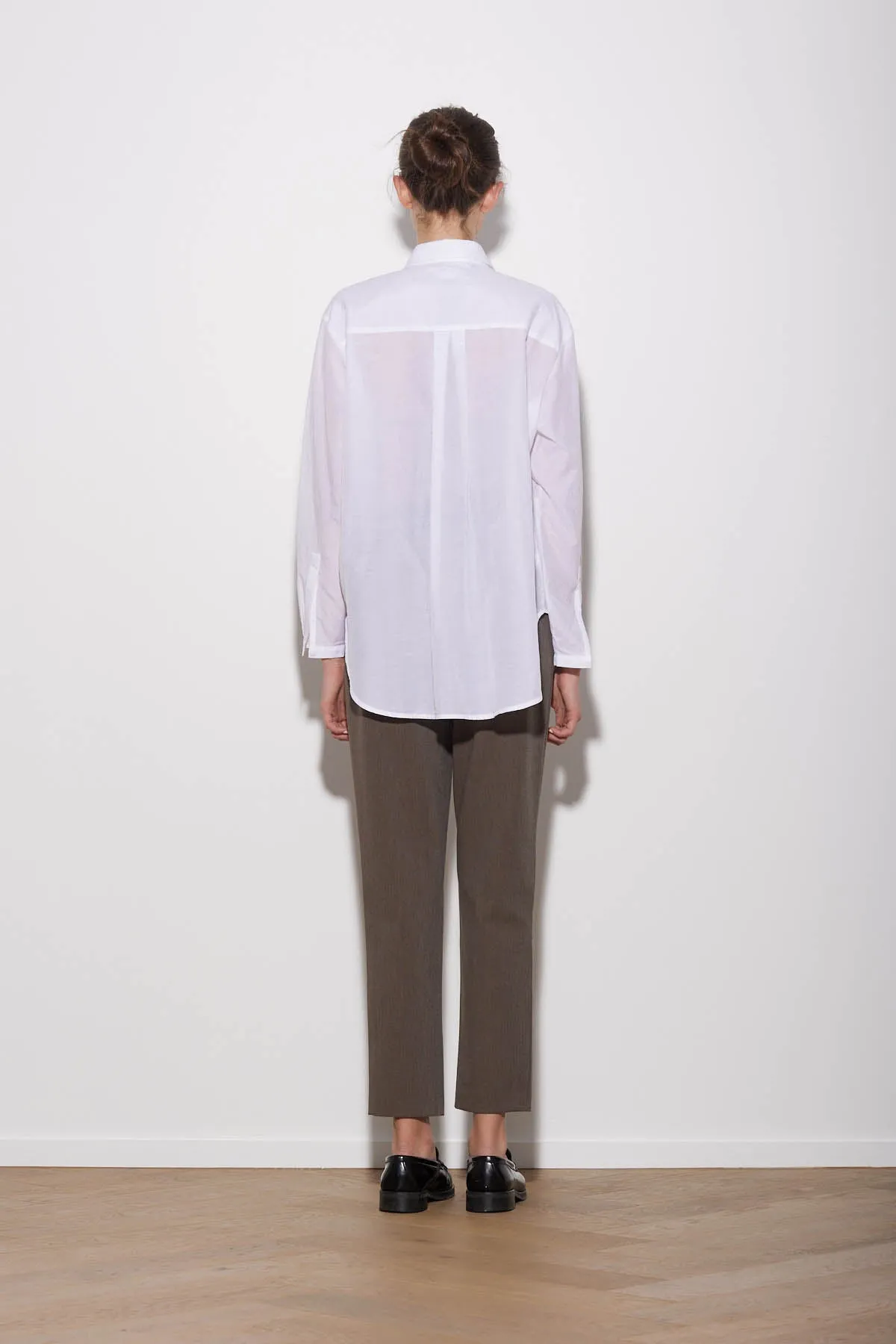 CARUSO SHIRT WHITE SILK / COTTON