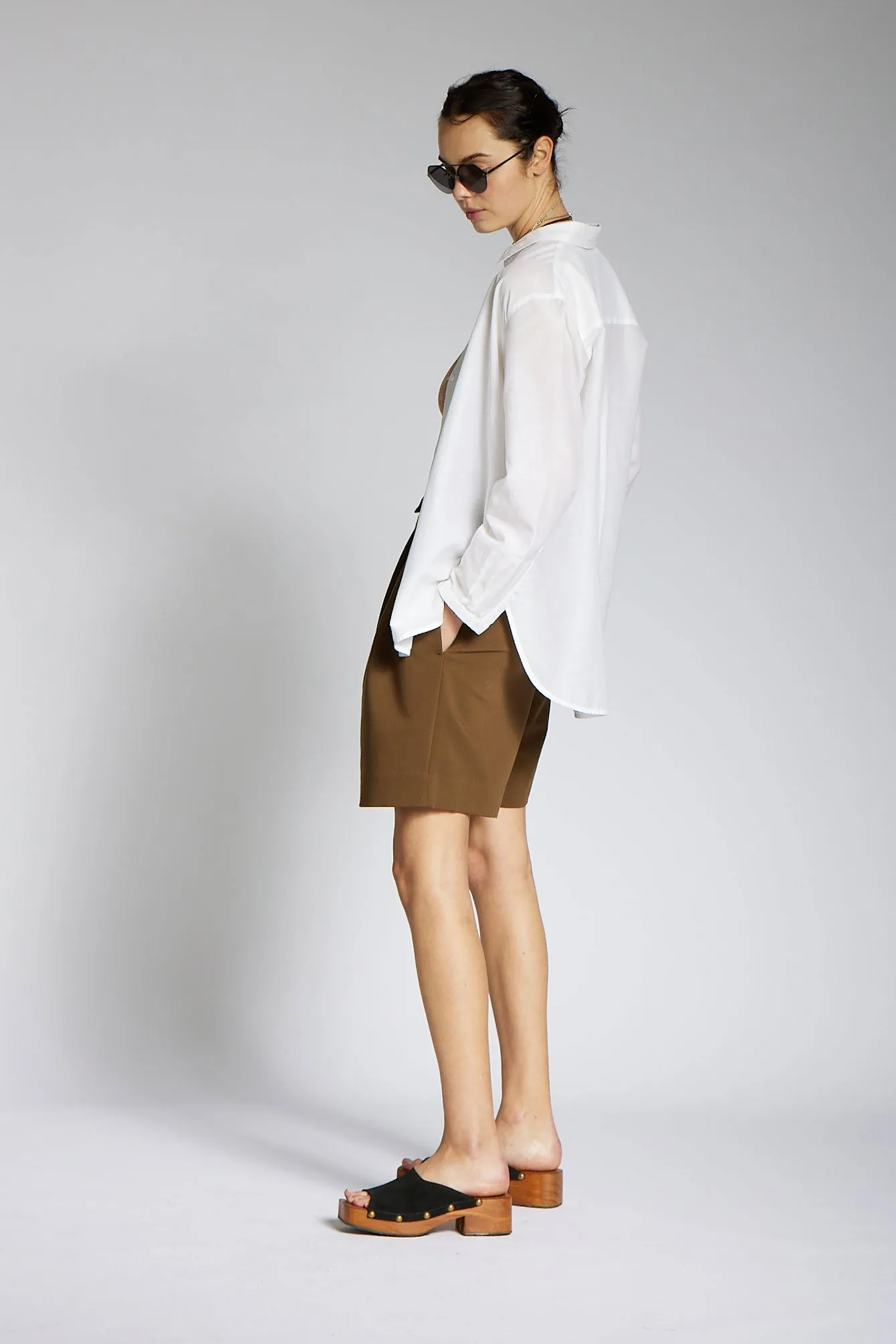CARUSO SHIRT WHITE SILK / COTTON