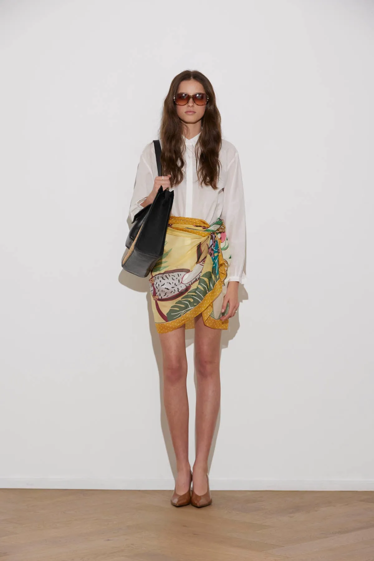 CARUSO SHIRT WHITE SILK / COTTON