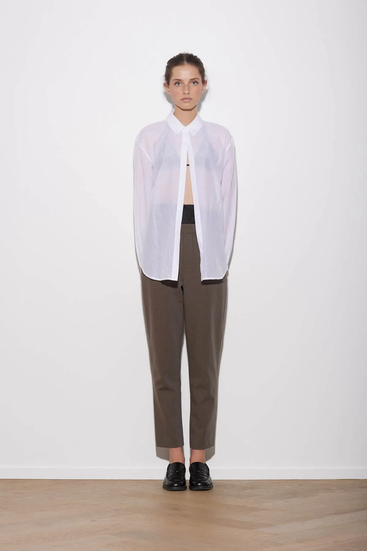 CARUSO SHIRT WHITE SILK / COTTON