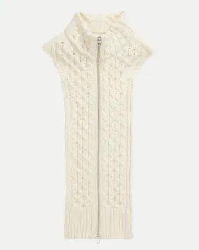 Cashmere Uptown Dickey in Ivory