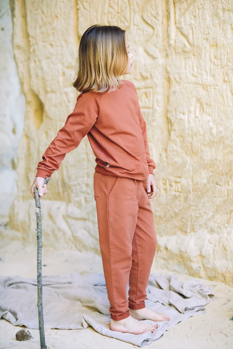 Chino Cropped Sienna Rose