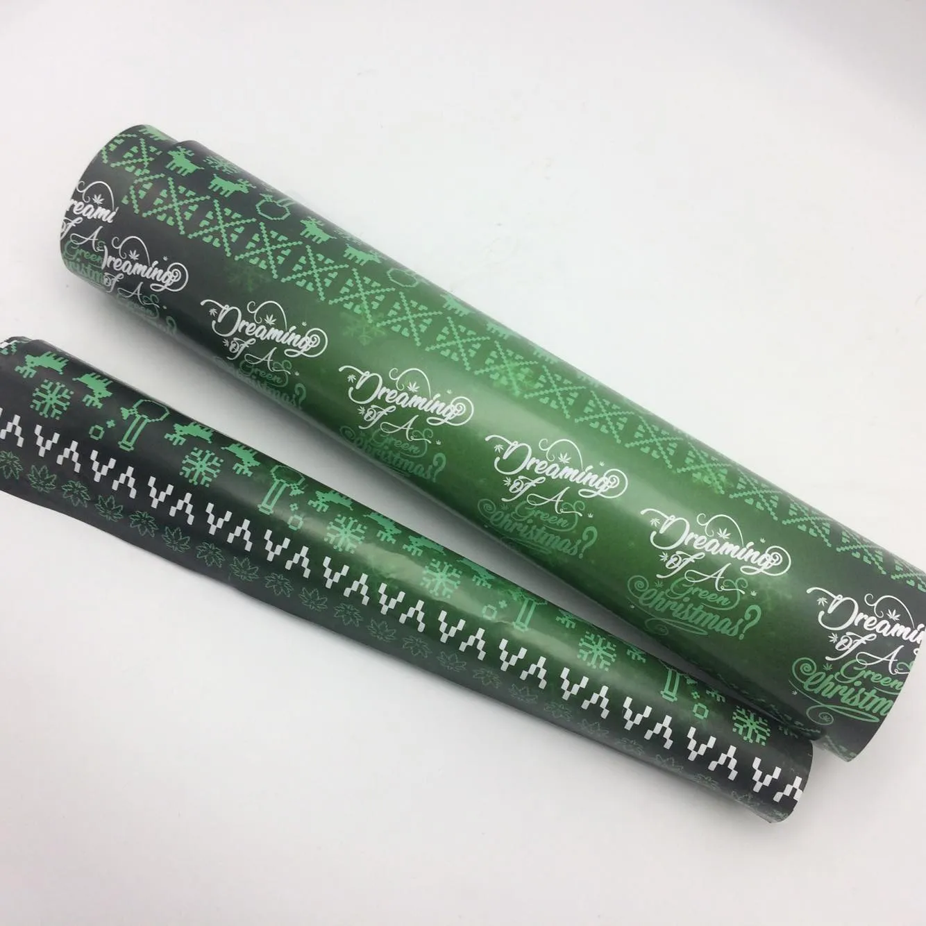 Christmas Wrapping Paper - Green Christmas