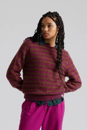 Cleo Jumper Recycled Nylon Wine Red